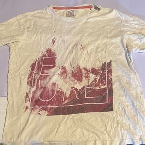 Offwhite RIG UTILITY CLOTHING Tshirt, it says Adventure on the front